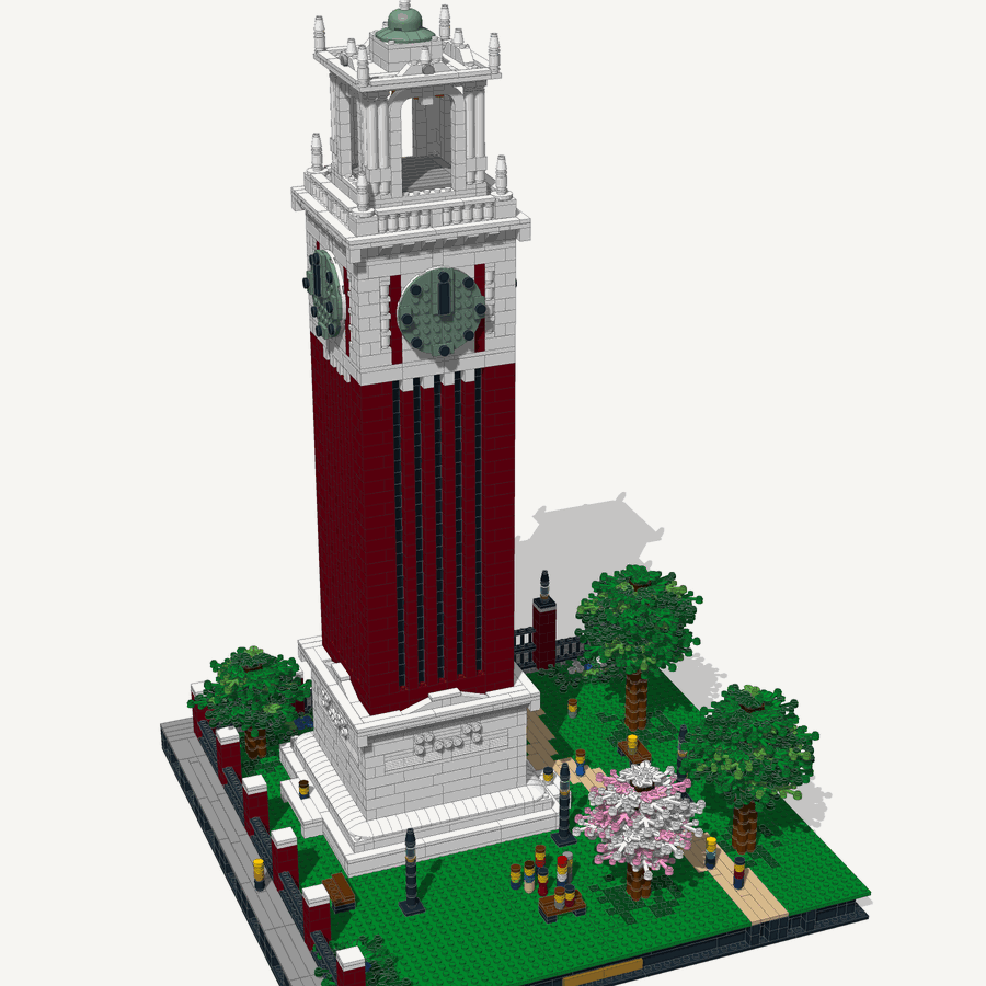 Carrie Tower, drawn as bricks